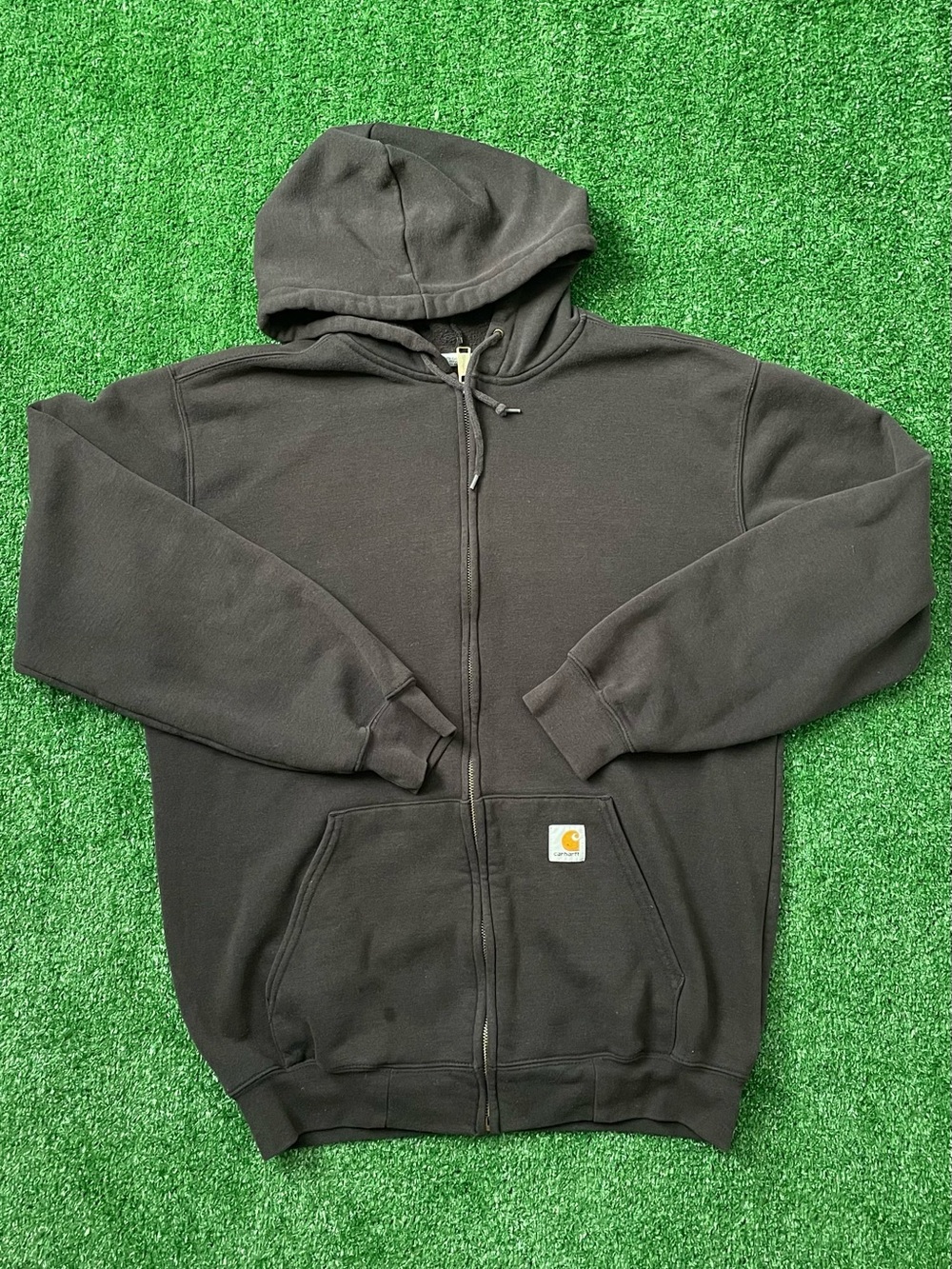 Carhartt Black Zip-Up Hooded Jacket